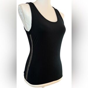 Cach’e rhinestone tank top